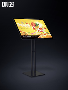 前台立牌灯箱展示牌 led立式广告牌 店铺斜面落地式发光海报水牌
