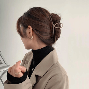 发卡后面日系大号发抓夹金属固定头发卡女气质鲨鱼夹子头饰夏