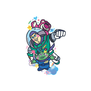 原创玩具总动员巴斯光年防水纹身贴纸纹身贴个性持久防水男女ins