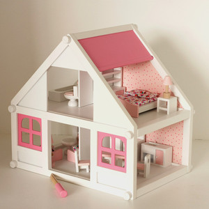 儿童过家家宝贝玩具别墅屋女孩迷你房子套装仿真木制小公主玩具