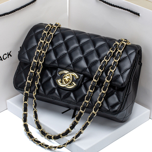 奢侈品大牌专柜尚古驰正品酷奇cucci真皮单肩斜跨链条女包包真皮