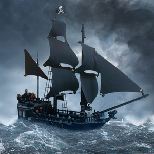 乐高加勒比海盗船黑珍珠号4184模型成年拼装积木安妮女王复仇号大