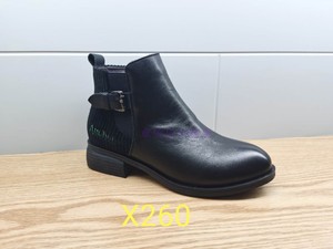 卓怡ZHUOYI女鞋2020春新款头层牛皮低跟舒适时尚单短靴单鞋11291