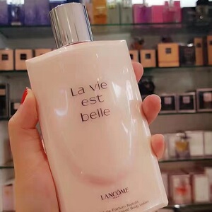 法国直邮包税lancome兰蔻美丽人生花香身体乳沐浴露200ml香水同款