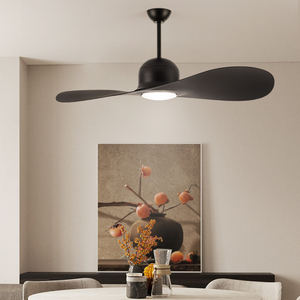 极简创意餐厅吊扇灯设计师帽子卧室2023新款北欧家用一体电风扇灯