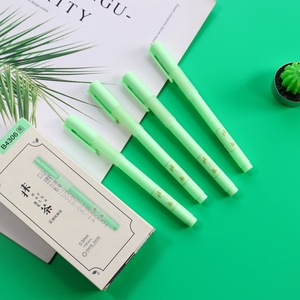 晨光优品抹茶限定系列中性笔签字笔b4306黑色0