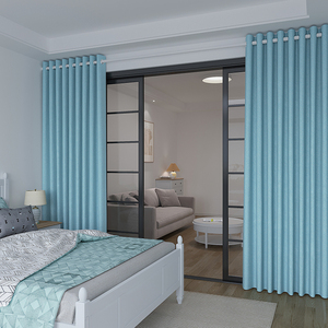 00未来式旗舰店天猫空调挡风门帘隔断帘家用免打孔厨房帘子卧室布帘