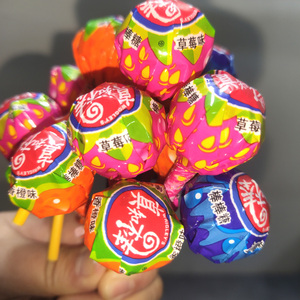 80后怀旧箭牌真知棒什锦 水果味棒棒糖桶装108支圣诞六一糖果零食