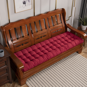 老款式沙头套罩木发沙发坐垫靠垫一体实木茶桌红木沙新垫发款四季