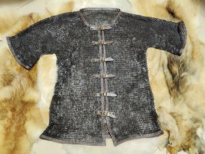 001人付款淘宝-现货-铆接锁甲围裙 中世纪骑士链甲裙锁子甲护裆裙