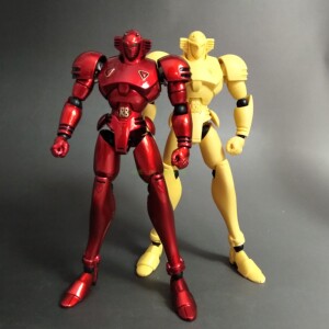 magic cast gk 全可动白模 新铁金刚 红拳/红色巴隆配关节 现货