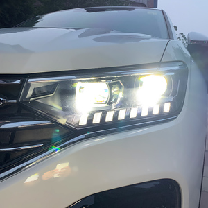 适用于19-21款大众探岳大灯改装四近四远led透镜激光透镜大灯总成