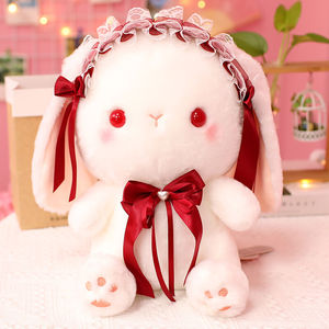 麦登兔子玩偶小白兔毛绒玩具可爱洛丽塔小兔子娃娃兔兔公仔兔宝宝