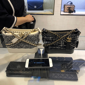 正品欧洲代购 chanel/香奈儿包包 18秋冬预告gabrielle编织流浪包