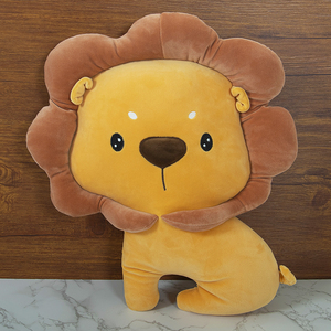 可爱狮子毛绒玩具公仔小狮子抱枕娃娃摆件狮子座礼物玩偶超软陪睡