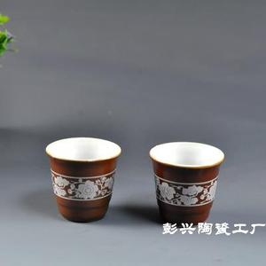厂家直供 一两 白酒酒具酒盅白酒陶瓷酒杯 老白汾酒陈酿陶瓷酒杯