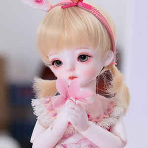 bjd娃娃 香草 6分sd娃娃 同款裙子 套装 粉色 衣服 娃衣新品 礼物