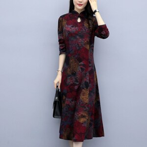 博雅琪素雅订女装服饰旗舰店2021秋季旗袍婚礼洋气婚宴礼服连衣裙