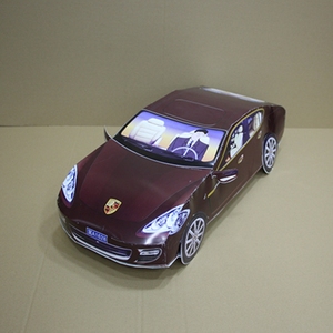 保时捷轿车汽车高级跑车纸车三期五期殡葬祭祀祭拜纸扎纸活