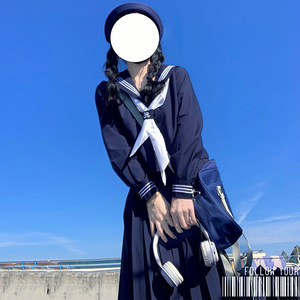 jk制服基础款套装海军领学院风白领绀三本杨超越同款水手服女秋季