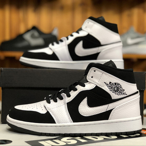 黑白熊猫鞋aj1