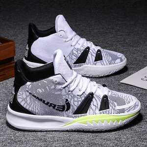 乔丹欧文7黑白篮球鞋夏季透气学生实战摩擦有响声缓震防滑6儿童运