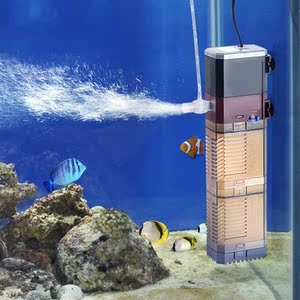 水族箱过滤设备侧滤养鱼设备圆形鱼缸过滤器水泵乌龟缸氧气泵过滤