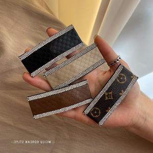 lv5&vv发饰小发圈发夹秋发卡侧边刘海夹bb夹新款后脑勺夹子头饰女