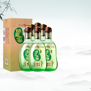 泸州老窖绿豆大曲金之豆500ml*6瓶整箱装礼盒装宴会送礼