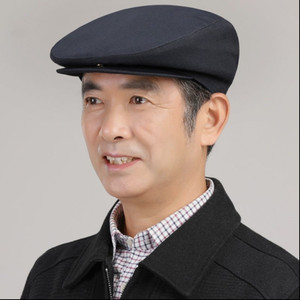 老爷爷帽子男春秋平顶