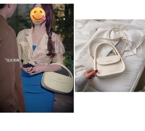 网红乔七月同款包包女夏季2022新款潮时尚手提包斜挎小方包