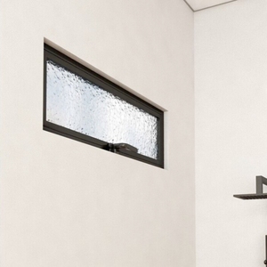 铝合金室内小窗户网红360度中轴旋转窗方形艺术玻璃窗暗卫窗定制