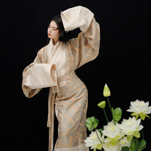 佛伦汉服福袋马王堆直裾袍女《归执》秦汉复原非影楼古装(可来料