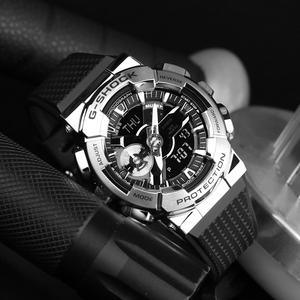 卡西欧gm-110-1a小钢炮钢铁之心手表男g-shock金属防水运动石英表