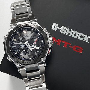 卡西欧手表mtg-b2000d-1a运动潮流光动能蓝宝石六局电波蓝牙男表