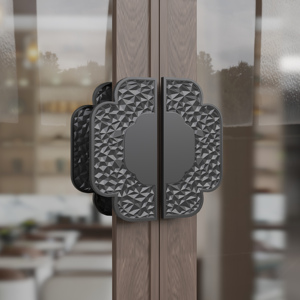 新款玻璃门拉手中式大门把手包间木门拉手对装拉门对开门扶手