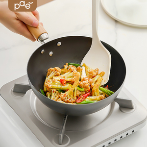 pae迷你小铁锅炒菜锅家用无涂层炒锅电磁炉平底不粘锅一人食安全