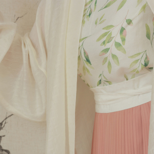 翰云纪 现货 原创日常汉服宋制仿三角褶天丝宋抹改良女吊带打底夏