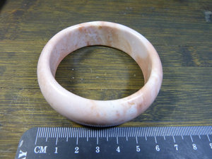 2820s 新疆罗布泊地表红蛋白石手镯