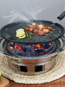 碳火炉子炙子烤肉炉木炭取暖烧烤炉日韩式家商用聚餐室外大小号炉