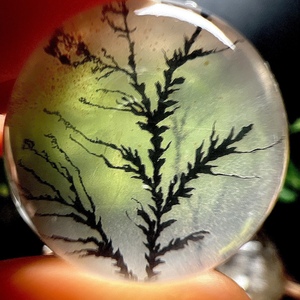 精品软锰矿水晶单珠0106