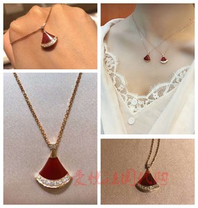 宝格丽小裙子项链红玉髓