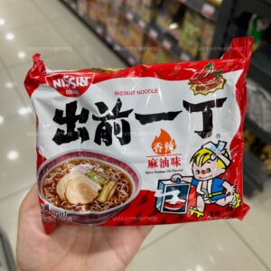 现货澳门 香港港版日清出前一丁 香辣麻油味公仔面方便面