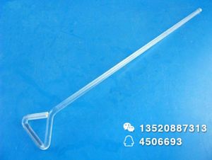 玻璃涂布器 三角涂布棒 细胞推板 培养皿涂布棒7*250mm