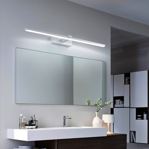 雷圆镜前灯 卫生间led浴室镜柜灯卫浴镜子灯北欧简约壁灯镜柜梳妆现代