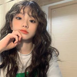 假发女长发夏全头套网红圆脸长卷发逼真自然减龄羊毛卷仿真假发套