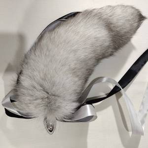 尾巴插件狐狸尾巴猫咪sm小号情趣道具真毛大尾巴可拆卸狗狗扮演sp