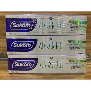 90好运购百货淘宝120克小苏打速康牙膏 祛烟渍 祛牙垢  青春白 璀璨