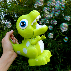 网红恐龙泡泡机带音乐灯光全自动不漏水儿童手持吹泡泡男女孩玩具