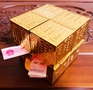 大财箱财库李居明吉祥物旺男女主人家用风水摆件北极彩虹